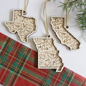 Dakota + Pine Design Co. - Oregon State Christmas Ornament