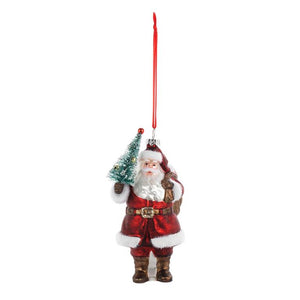 Demdaco - Here Comes Santa Claus Ornament