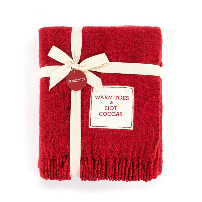 Demdaco - Warm Toes and Hot Cocoas Blanket