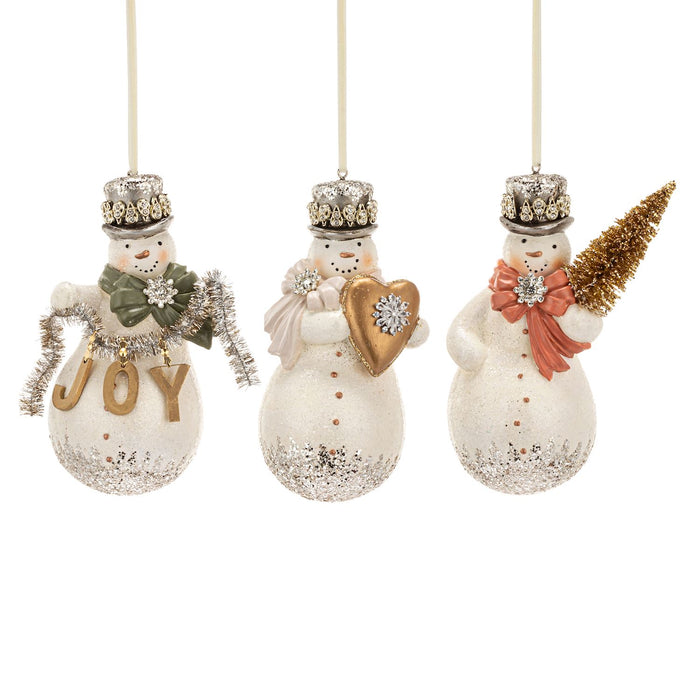 Demdaco - Snowmen Sparkle Ornaments (Assorted)