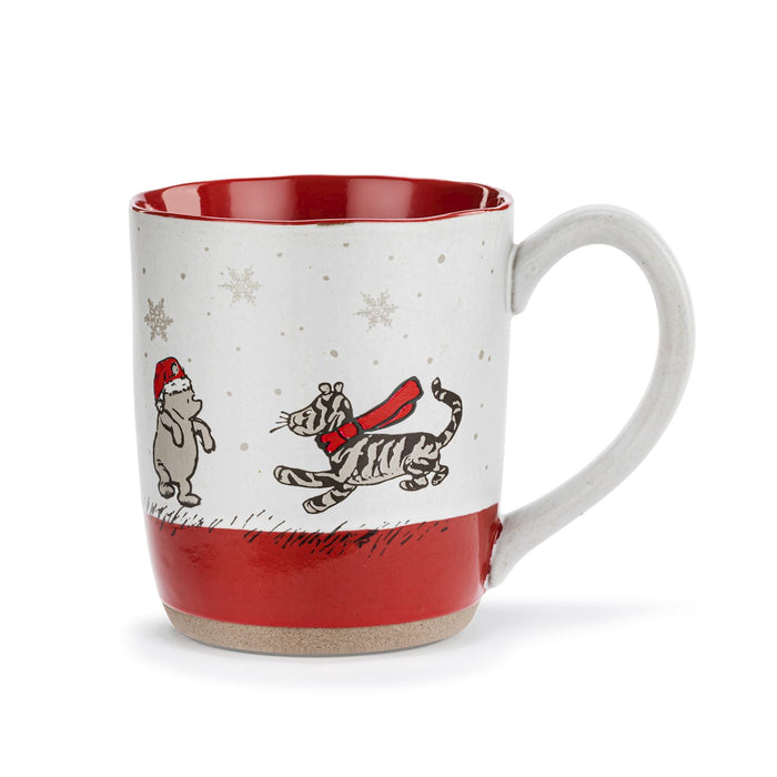 Demdaco - Winnie the Pooh Happy Bouncy Holiday Mug