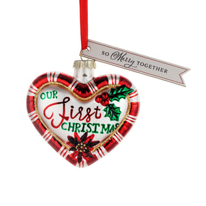 Demdaco - Our First Christmas Milestone Ornament