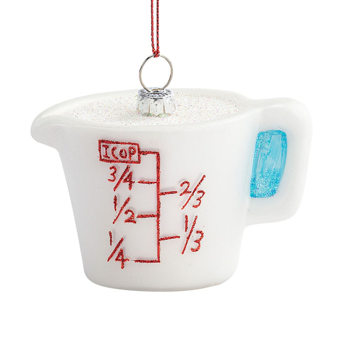 Demdaco - White Measuring Cup Ornament