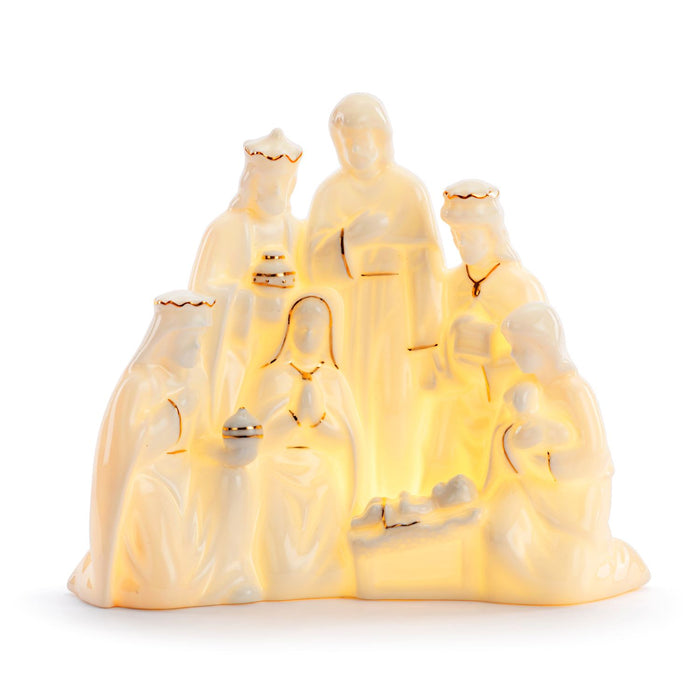 Demdaco - Ceramic LED Holy Nativity Figure