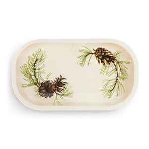 Demdaco - Pine Bamboo Melamine Rectangle Platter
