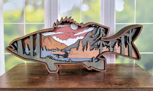 Jorgie Spark - 3D Wood Fish