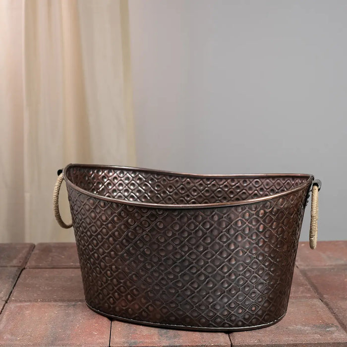 India Handicrafts - Copper Tub