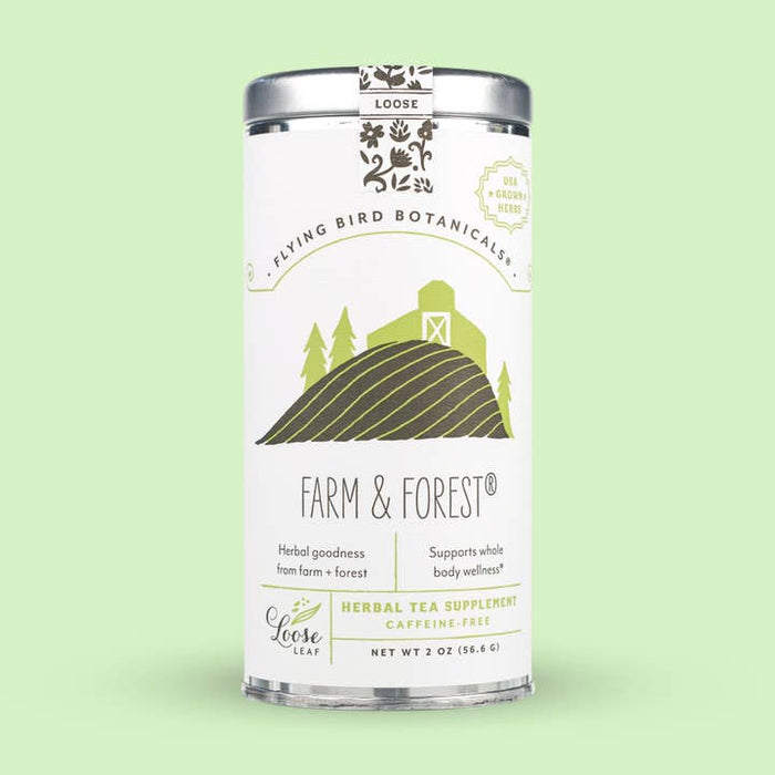 Flying Bird Botanicals - Farm & Forest – Loose Leaf Tin
