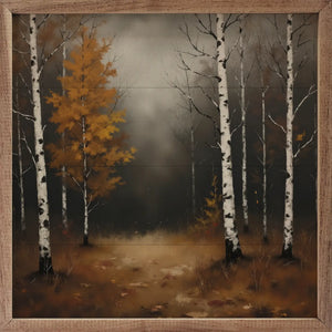 Kendrick Home - 8x8 Birch Trees Stormy Night