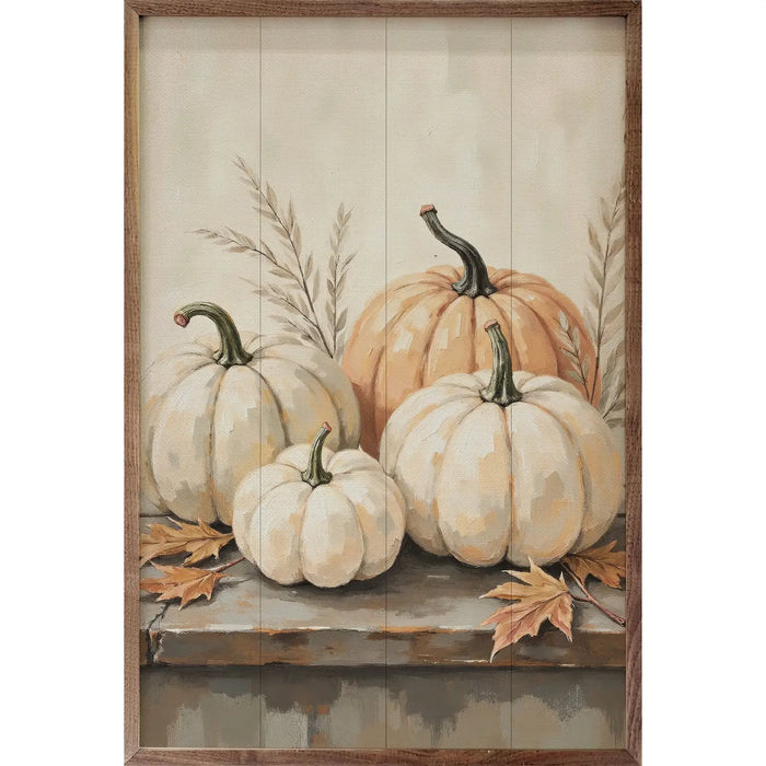 Kendrick Home - Pumpkins On Weathered Wood