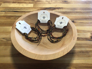 Queen Beadz - 4 Strand Bracelet Pack - Mustard, Brick & Taupe