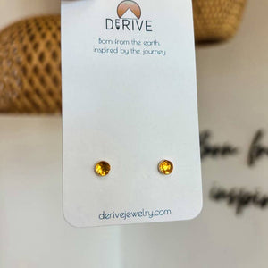 Derive Jewelry - Gemstone Stud Earrings (Assorted)