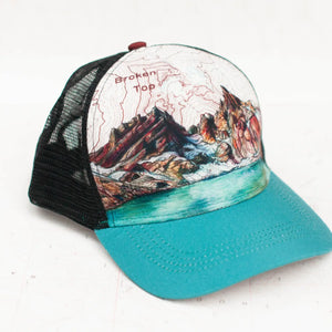 Final Switchback by Katie Jeanne Reim-  Broken Top Trucker Hat