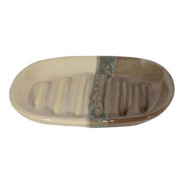 Clay in Motion - Stoneware Kitchen Soap Dish (Assorted Colors)