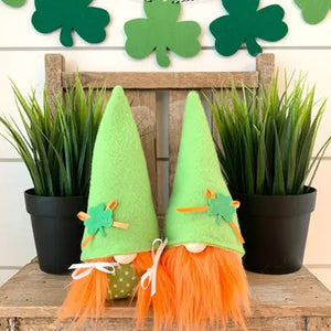 Kate + Em - 7" Mini St. Patricks Day Orange Beard Gnomes