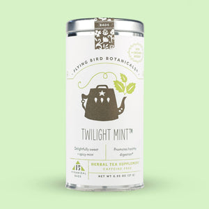 Flying Bird Botanicals - Twilight Mint – 15 Tea Bag Tin