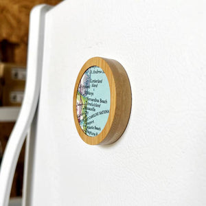 Daisy Mae Designs - Columbia County, Oregon Map Magnetic Bottle Opener