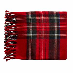 Mud Pie - Tartan Fringe Throws (Assorted)