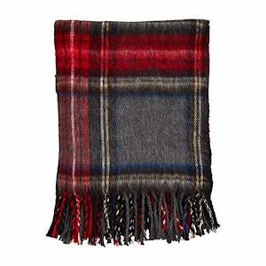 Mud Pie - Tartan Fringe Throws (Assorted)