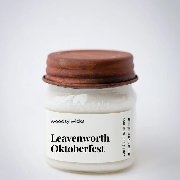 Woodsy Wicks - Leavenworth Oktoberfest Candle 8oz