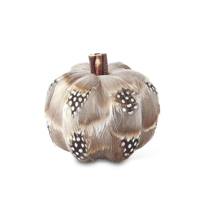K&K Interiors - Assorted 3.25" Feather Pumpkins