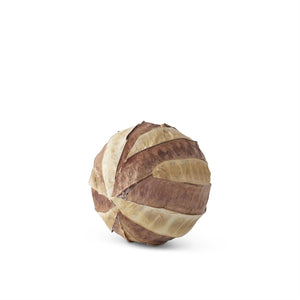 K&K Interiors - Assorted 3.5' Fall Textured Filler Balls (Assorted Styles)