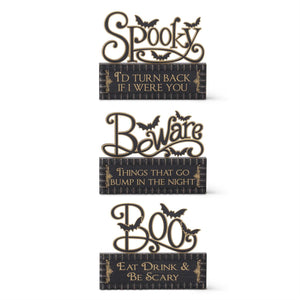K&K Interiors - Assorted Halloween Cutouts on Bricks (sold separately)