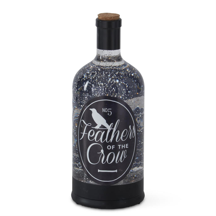K&K Interiors - Feathers of the Crow LED Bottle