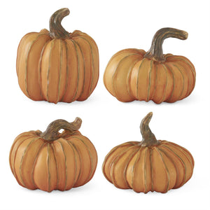 K&K Interiors - Resin Orange Filler Pumpkins (Assorted Styles) bok