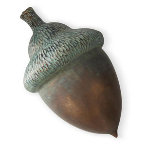 K&K Interiors - 6" Resin Patina Copper Acorn bok