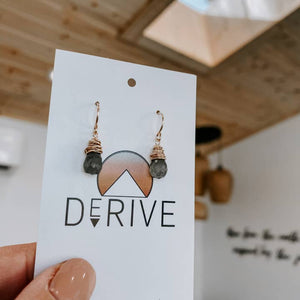 Derive Jewelry - Mini Labradorite Earring