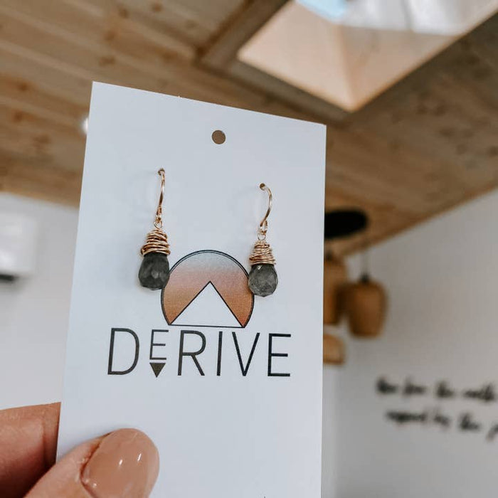 Derive Jewelry - Mini Labradorite Earring