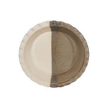 Clay in Motion - Deep Dish Pie Plate with Recipe (Assorted Colors)