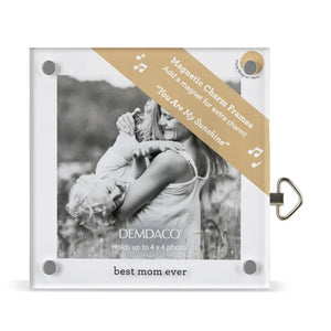 Demdaco - Best Mom Ever Acrylic Magnetic Musical Frame - 4in
