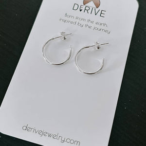 Derive Jewelry - Post Hoop Earrings