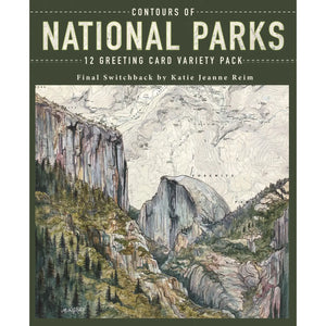 Final Switchback by Katie Jeanne Reim-  National Parks Boxed Card Set