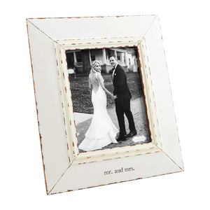 Mud Pie - Mr. & Mrs. Distressed Frame