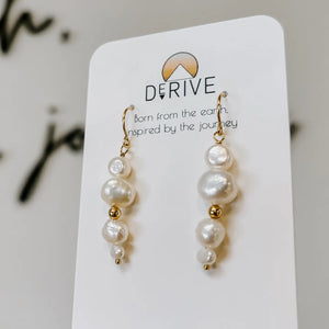 Derive Jewelry - The Heirloom Pearl Drop Earrings