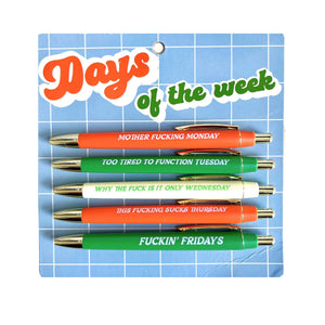 Fun Club - Days of the Week Pen Set