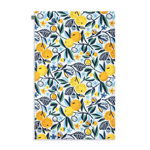 Demdaco - Citrus Blooms Cotton Twill Kitchen Towel