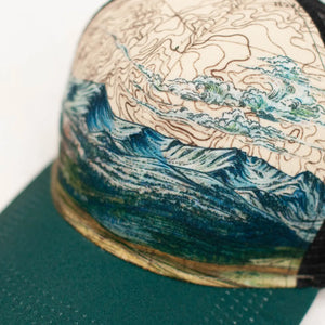Final Switchback by Katie Jeanne Reim-  Bridger Range Trucker Hat
