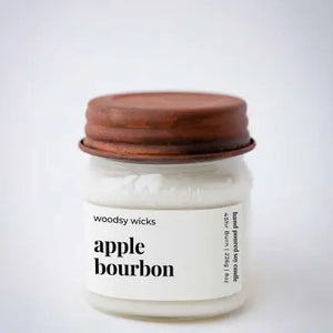 Woodsy Wicks - Apple Bourbon Fall Candle