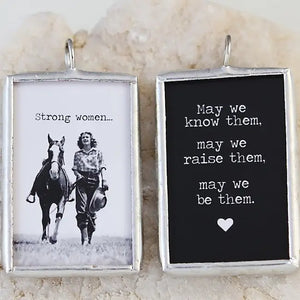 Jennifer Dahl Designs LLC - Strong Women Soldered Art Charm