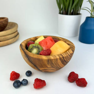 Natural OliveWood - Small Olive Wood Snack Bowl