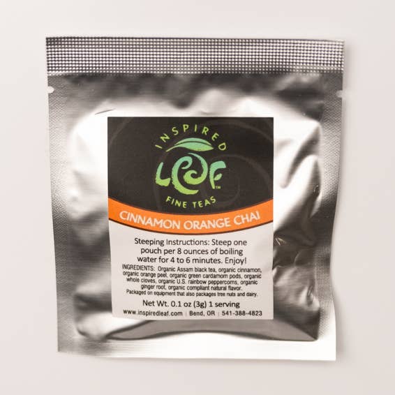 Inspired Leaf Teas - Cinnamon Orange Chai Single Pyramid Tea Bag