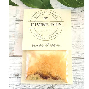 Divine Dips - Hannah's Hot Buffalo Seasoning Dip Mix & Cheese Ball Spices