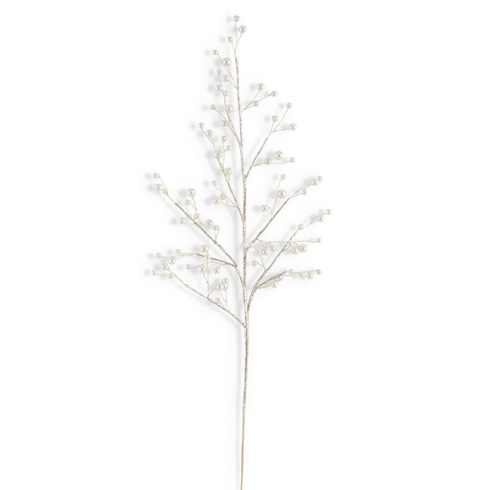 K&K Interiors - 29 Inch Gold Glittered Stem w/Pearls