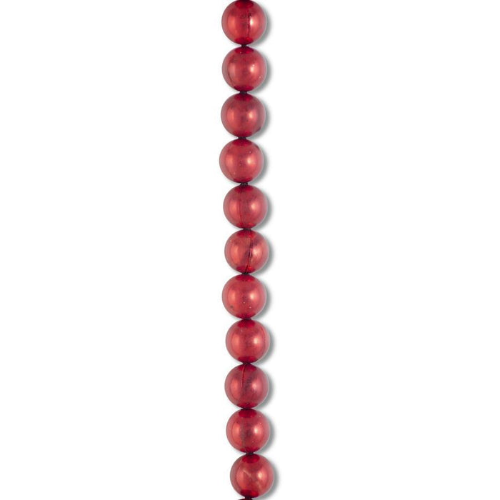 K&K Interiors - 72" Red Pearl Bead Garland