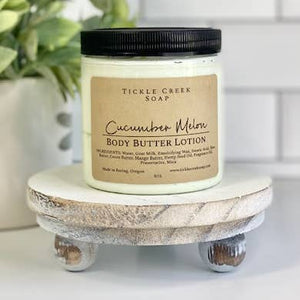 Tickle Creek Soap - Body Butter Lotion Cucumber Melon
