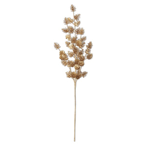 K&K Interiors - 31" Gold Pinecone Stem